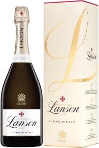 Шампанское Le Blanc de Blancs, Lanson, AOC, 0.75 л (п/у)
