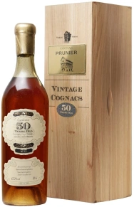 Коньяк Prunier, Petite Champagne AOC, 50 лет, 0.7 л (п/у)
