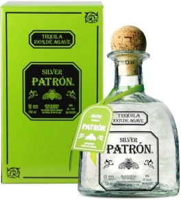 Текила Silver, Patron, 0.75 л (п/у)