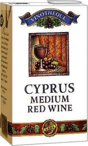 Вино Cyprus Medium Red, Vinotheque, 1 л