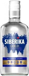 Водка Gold, Siberika, 0.25 л