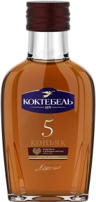 Коньяк Коктебель, 5 лет, 0.1 л