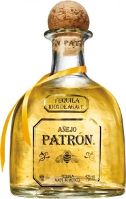 Текила Anejo, Patron, более 12 месяцев, 0.7 л (п/у)