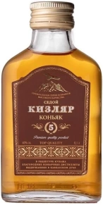 Коньяк Седой Кизляр, 5 zvezd, 5 лет, 0.1 л