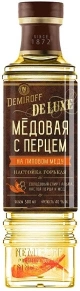 Ликер De Luxe Honey Pepper on Linden Honey, Demiroff, 0.5 л