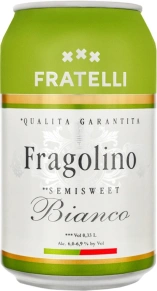 Игристое вино Fragolino Bianco, Fratelli, 0.33 л