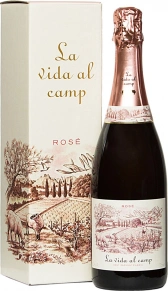 Игристое вино Cava Brut Rose, La Vida al Camp, 2019, 0.75 л (п/у)