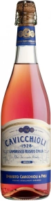 Игристое вино Lambrusco Rosato Emilia Dolce, Cavicchioli, 0.75 л
