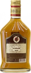 Коньяк ВКЗ Русский, 3 Zvezdy, 3 года, 0.25 л