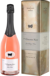 Игристое вино Rose Brut Reserve, Le Grand Noir, AOP, 0.75 л (п/у)
