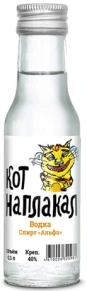 Водка Кот наплакал, Йошкин Кот, 0.1 л