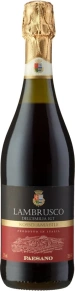 Игристое вино Lambrusco Rosso Amabile, Paesano, IGT, 0.75 л