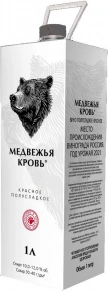 Вино Медвежья Кровь, Прохлада, 1 л