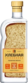 Водка Пшеничная Мягкая, Хлебная Половинка, 0.45 л