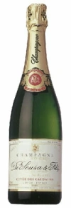 Шампанское Cuvee des Caudalies Grand Cru Blanc de Blanc, AOC, 0.75 л