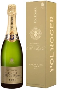 Шампанское Blanc de Blancs, Pol Roger, 2004, 0.75 л (п/у)